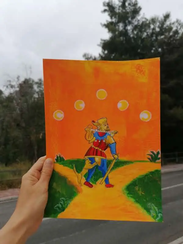 Inspirada en el tarot: El Loco